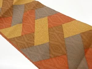 檜垣模様織出し名古屋帯